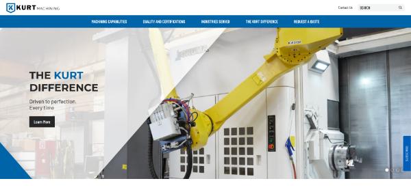 Kurt Machining website