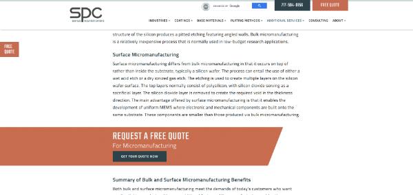 Sharretts Plating Company website