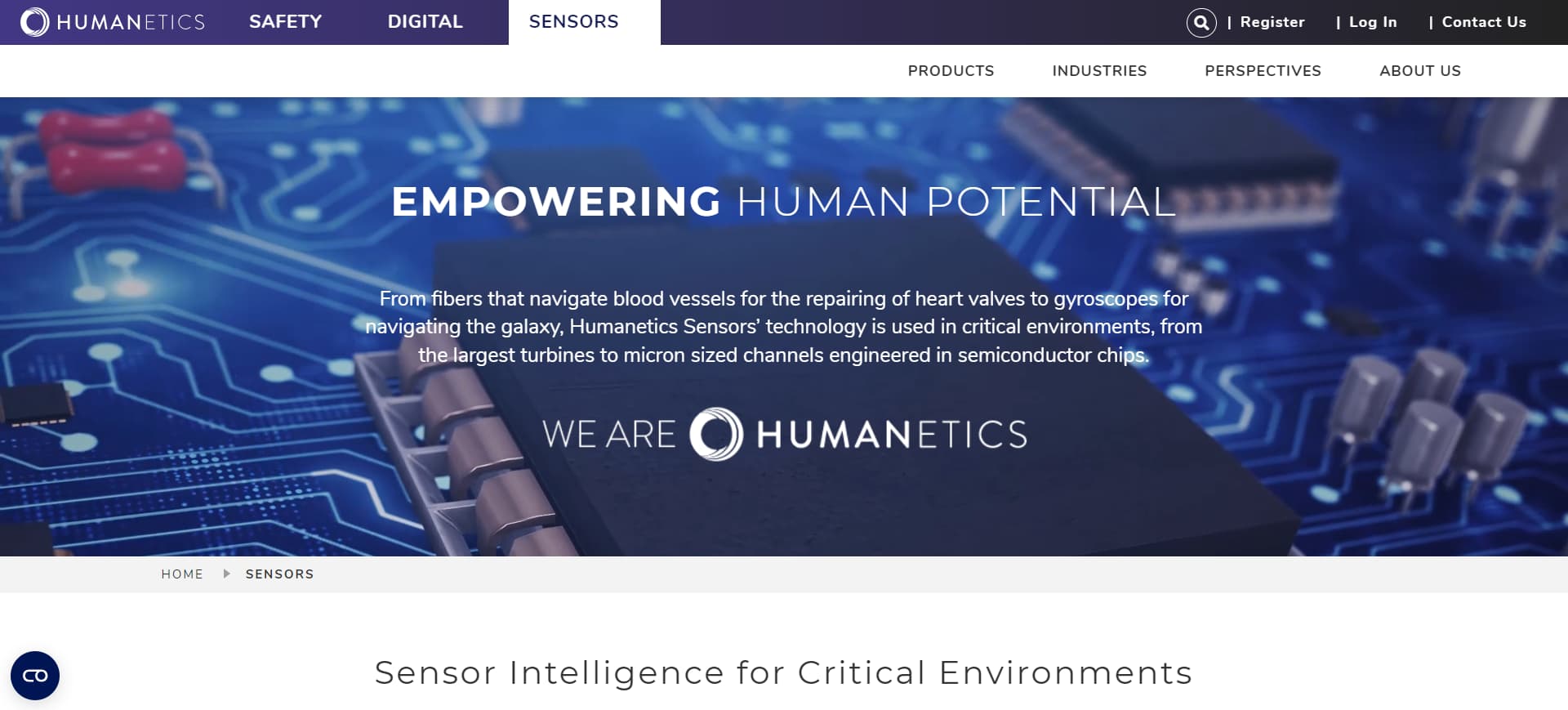 screenshot of OpTek Systems's Official Website